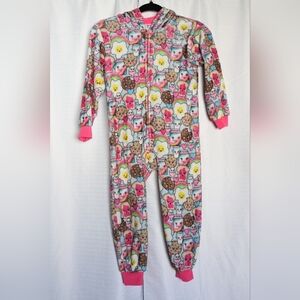 Children’s Place Hooded Fleece PJs – Size S (5/6)